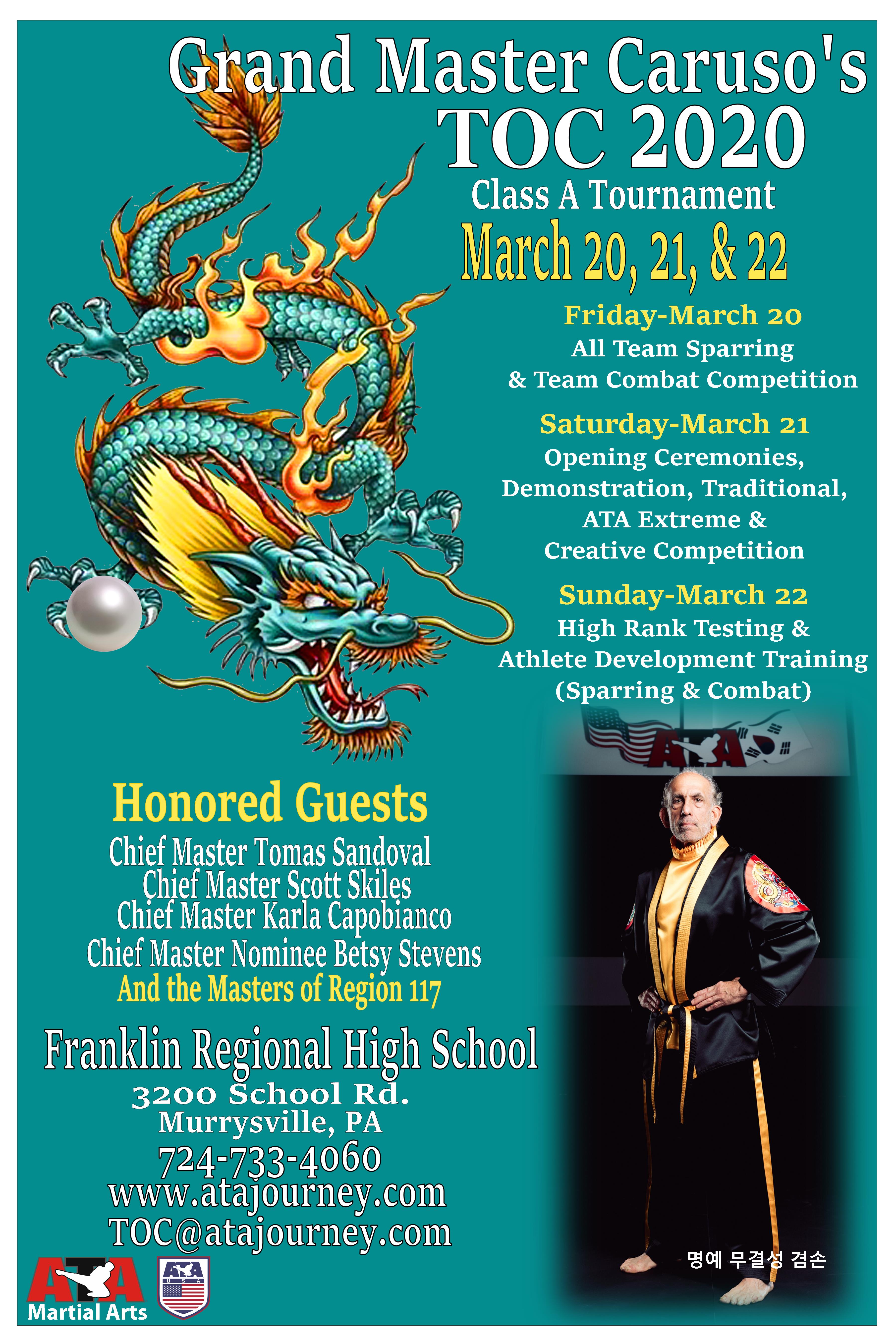 ATA Black Belt Academy Grand Master Caruso's Tournament of Champions